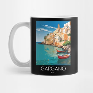 A Pop Art Travel Print of Gargano - Italy Mug